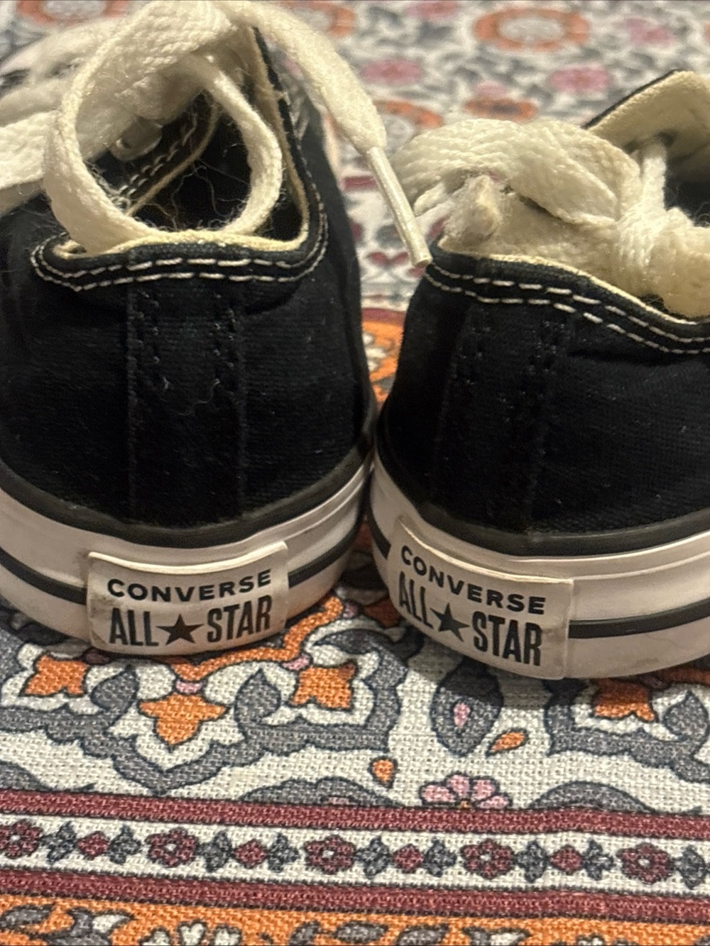 Converse All Star Black And White Sneakers Infant Toddler Size 6